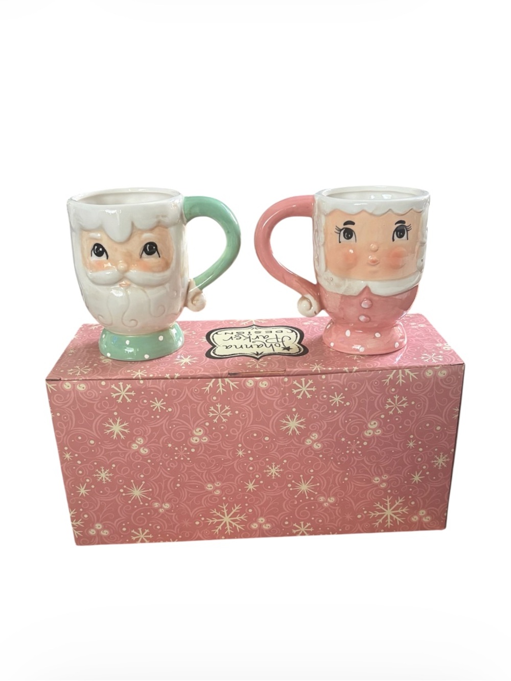 JOHANNA PARKER➕Mr & Mrs Claus Mug Set